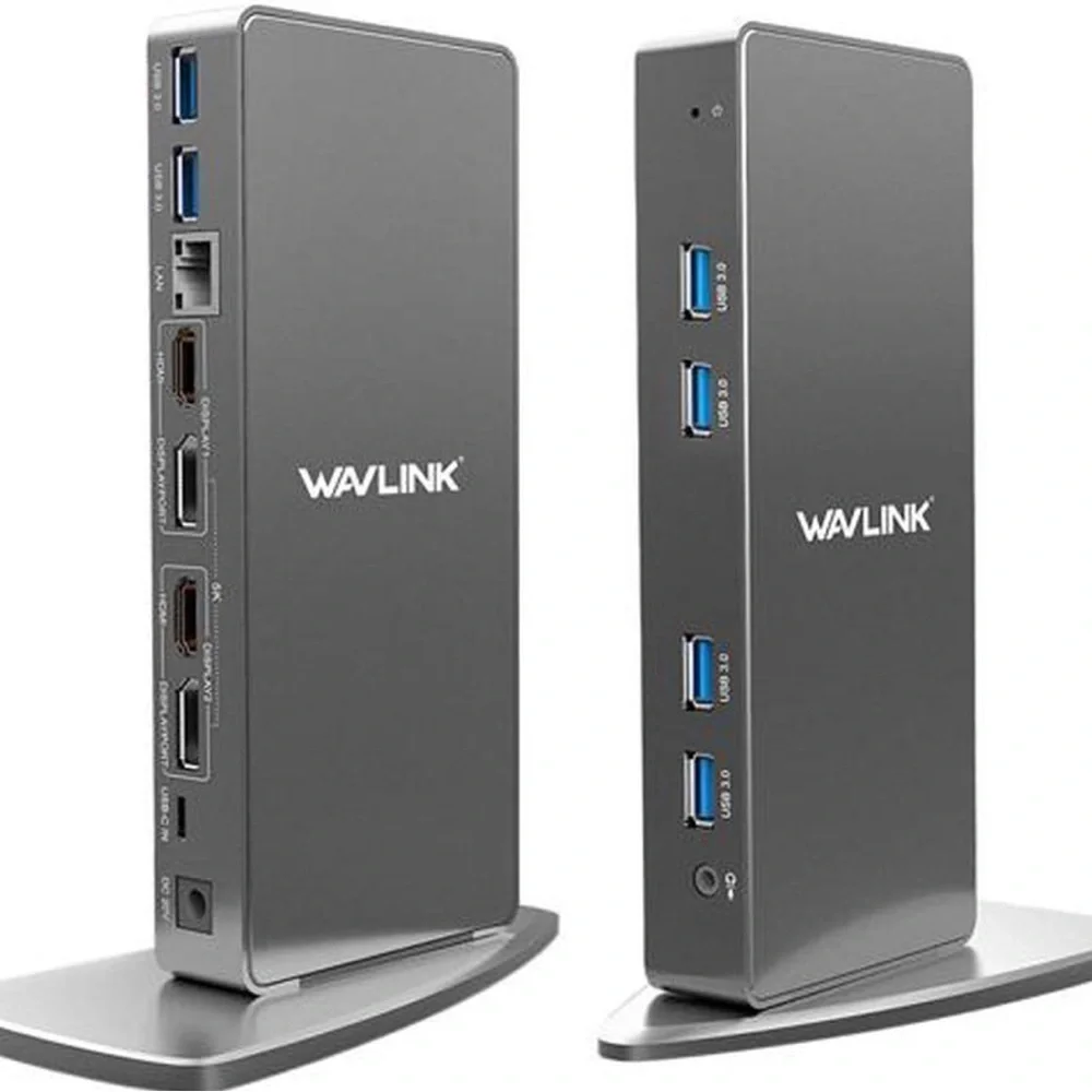 Wavlink UG69DK7 USB-C Dual 4K Display Docking Station - NWT